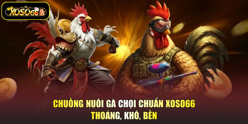 chuồng nuôi gà chọi chuẩn