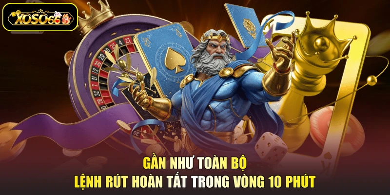 Gần như toàn bộ lệnh rút hoàn tất trong vòng 10 phút